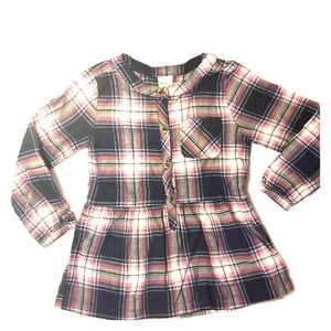 Long sleeve plaid shirt